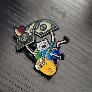 Adventure Time Jake and Finn Inspired Enamel Pin